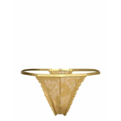 Ginaup String Stringtrosa Underkläder Brun Underprotection