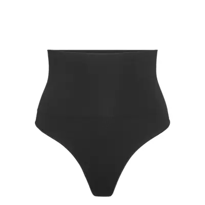 Lindex Girdle Shaping Thong High Sea Svart