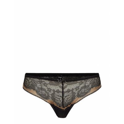 Gold String Stringtrosa Underkläder Svart Missya