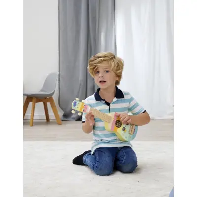 Gurli Gris Peppa Pig Wooden Ukulele 43Cm - Multi/patterned - ONE SIZE