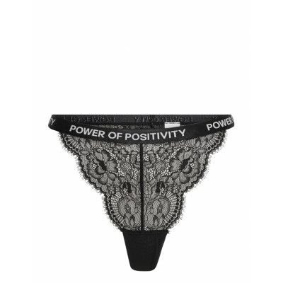 H Y Hl Tanga String Stringtrosa Underkläder Black Hunkemöller
