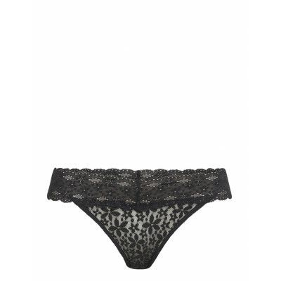 Halo Lace Thong Stringtrosa Underkläder Svart Wacoal