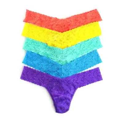 Hanky Panky 5-pack Signature Lace Low Rise Thong