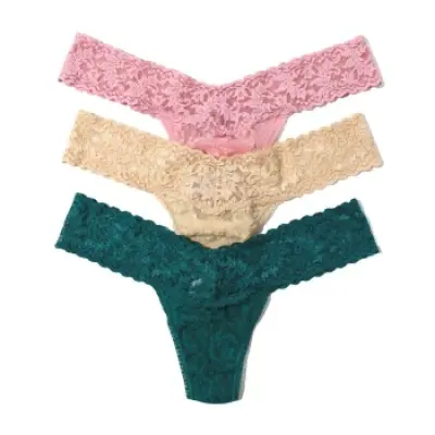 Hanky Panky 6-pack Low Rise Lace Thong  D1
