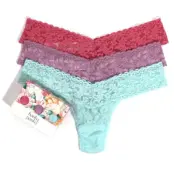 Hanky Panky 6-pack Low Rise Lace Thong  D2