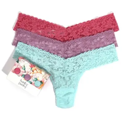 Hanky Panky 6-pack Low Rise Lace Thong  D2