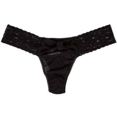 Hanky Panky Mesh Bow Low Rise Thong * Fri Frakt *