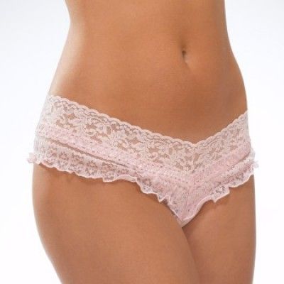 Hanky Panky Ruffle Thong Ivory * Fri Frakt *