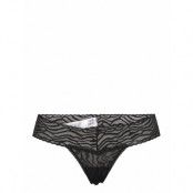 Hanky Panky Zebra Lace, Low Rise Thong Stringtrosa Underkläder Svart Hanky Panky