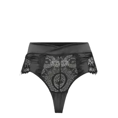 Hannako Hw String Stringtrosa Underkläder Svart Hunkemöller