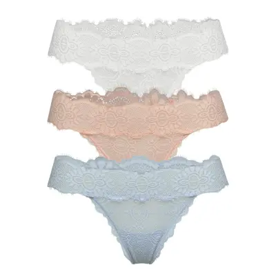Hco. Girls Undies Stringtrosa Underkläder Blå Gilly Hicks