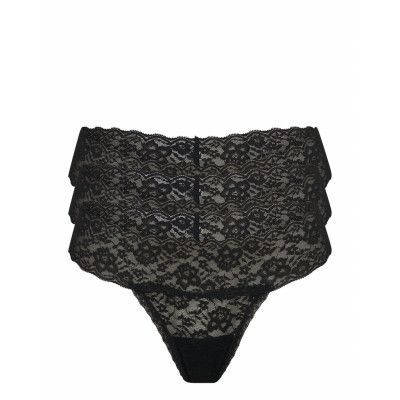Hco. Girls Undies Stringtrosa Underkläder Svart Gilly Hicks