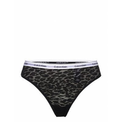 Thong Stringtrosa Underkläder Svart Calvin Klein