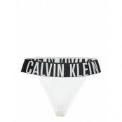 High Leg Thong Stringtrosa Underkläder White Calvin Klein