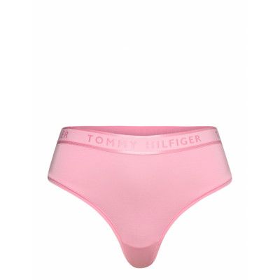 High Waist Thong *Villkorat Erbjudande Stringtrosa Underkläder Rosa Tommy Hilfiger
