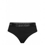 High Waist Thong Stringtrosa Underkläder Svart Calvin Klein