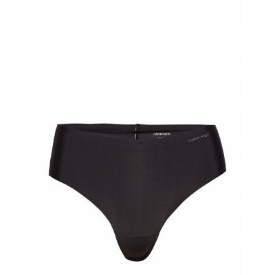 High Waist Thong Stringtrosa Underkläder Svart Calvin Klein