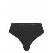 High Waist Thong Stringtrosa Underkläder Svart Tommy Hilfiger