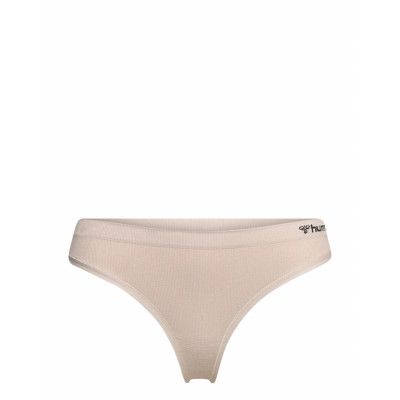 Hmljuno Seamless Thong *Villkorat Erbjudande Stringtrosa Underkläder Rosa Hummel