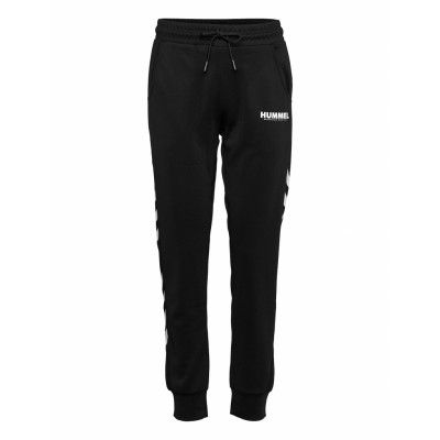 Hmllegacy Poly Woman Regular Pants Sport Sweatpants Svart Hummel
