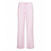 Hoys Straight String Pants 14329 Bottoms Trousers Linen Trousers Pink Samsøe Samsøe