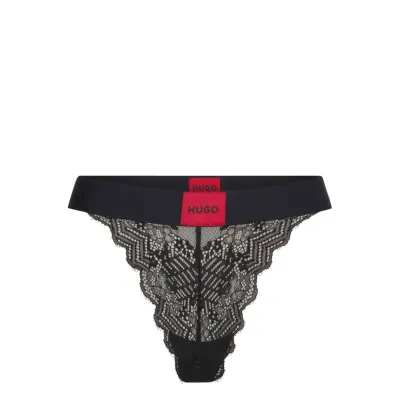 HUGO String Rl Lace - Black - L