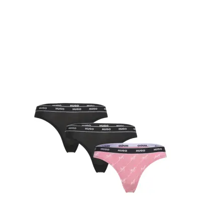 HUGO Triplet Thong Design Grå