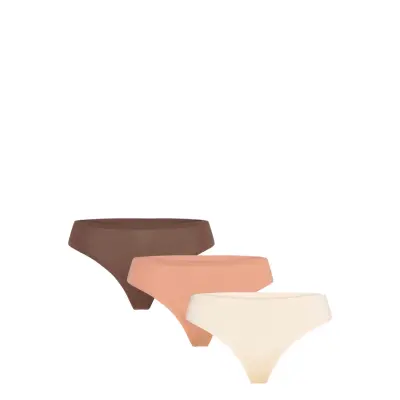 Hunkemöller 3-Pack Inv Micro String R Multi/patterned