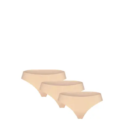 Hunkemöller 3-Pack Invisible Thong Beige