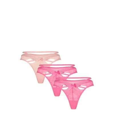 Hunkemöller 3-Pack String Rosa