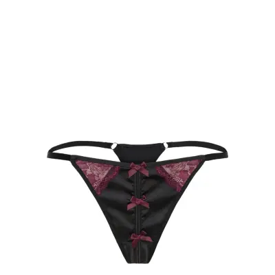 Hunkemöller Ambra Hl String Tr - Black - XL