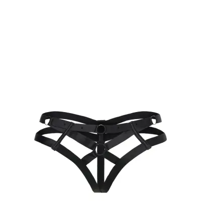 Hunkemöller Athena R String / Open Crotch Svart