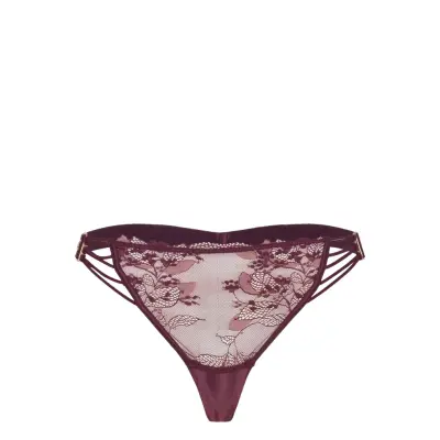 Hunkemöller Avela String R - Burgundy - XL