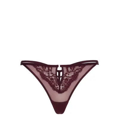 Hunkemöller Cinnamon Hl String Tr - Burgundy - M
