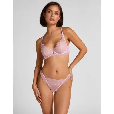 Hunkemöller Cordelie Hl T String - Pink - XS