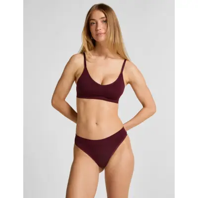 Hunkemöller Dide Smls Regular String - Burgundy - XS