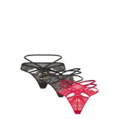 Hunkemöller Fashion String 3-Pack Svart