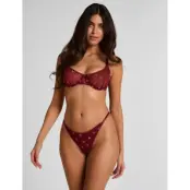 Hunkemöller Frida Hl String T - Burgundy - M