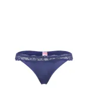 Hunkemöller Lace & Shine String R - Navy - XS