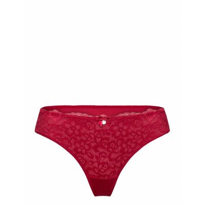 Hunkemöller Marine Thong Röd