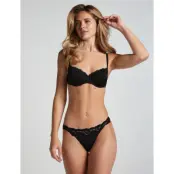 Hunkemöller Secret Lace Thong - Black - S