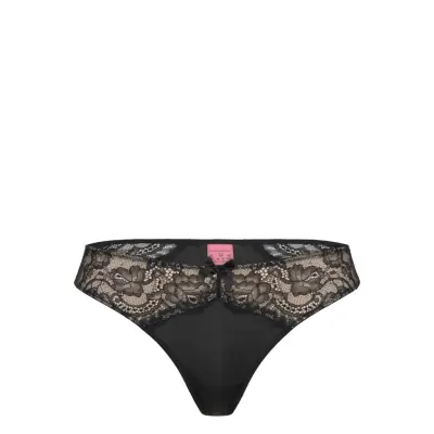 Hunkemöller Teddy String R - Black - L