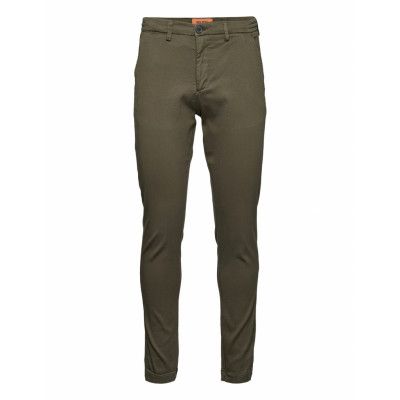 Hunt Soft String Pant Chinos Byxor Grön *Villkorat Erbjudande Mos Mosh Gallery