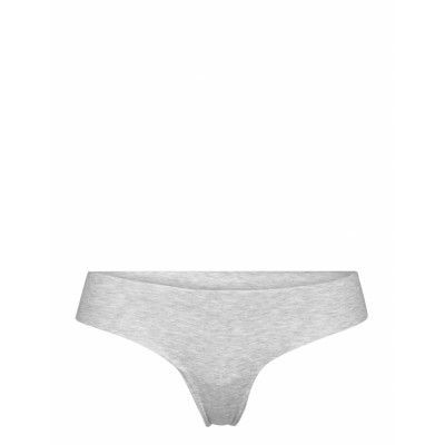 Invisible String Cotton Stringtrosa Underkläder Grå Hunkemöller
