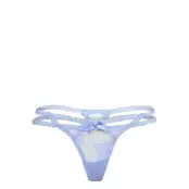 Irina String T Stringtrosa Underkläder Blå Hunkemöller