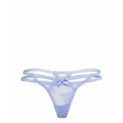 Irina String T Stringtrosa Underkläder Blå Hunkemöller