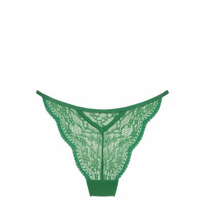 Isabelle Hl String Tr Stringtrosa Underkläder Grön Hunkemöller