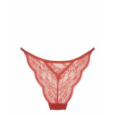Isabelle Hl String Tr Stringtrosa Underkläder Red Hunkemöller
