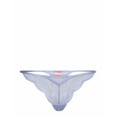 Isabelle String Tr Stringtrosa Underkläder Blå Hunkemöller