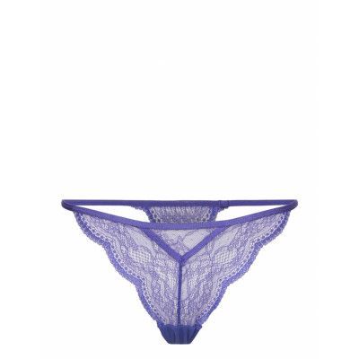 Isabelle String Tr *Villkorat Erbjudande Stringtrosa Underkläder Lila Hunkemöller